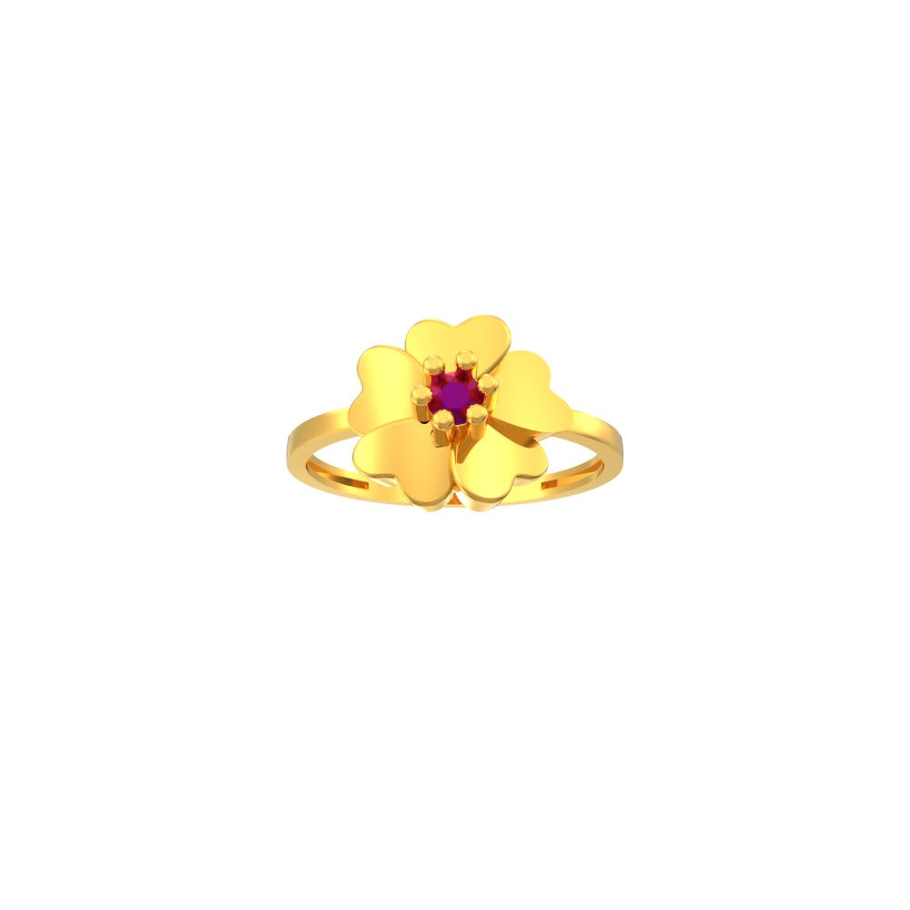 New-Floral-Model-Gold-Ring