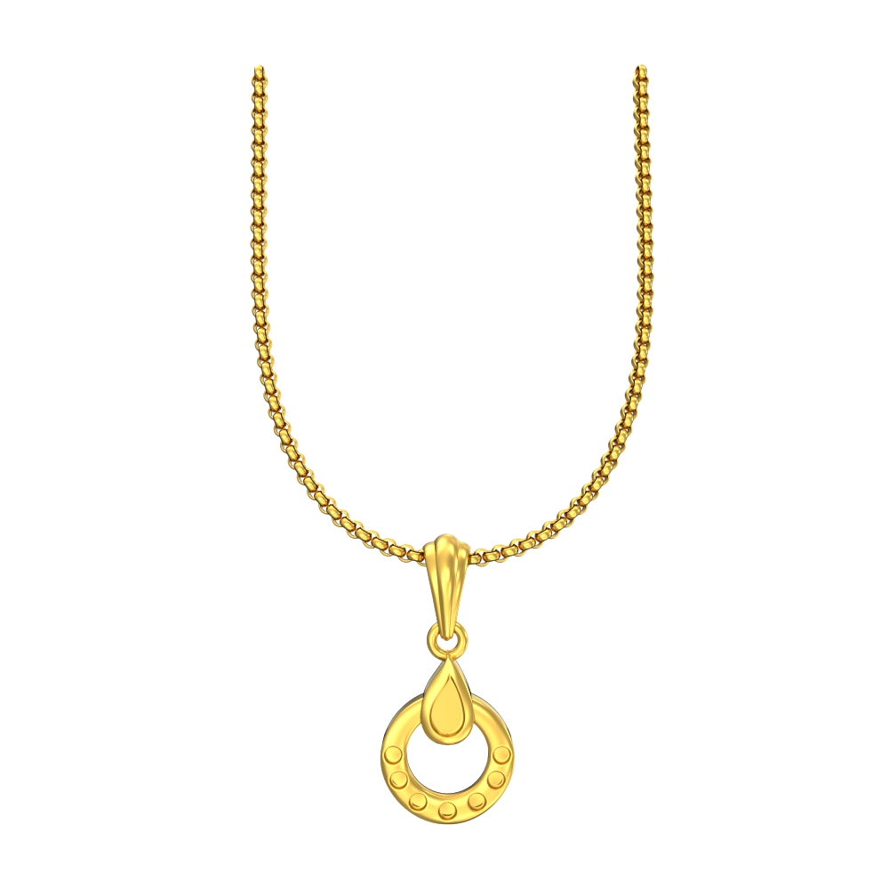 New Model Gold Pendant For Female