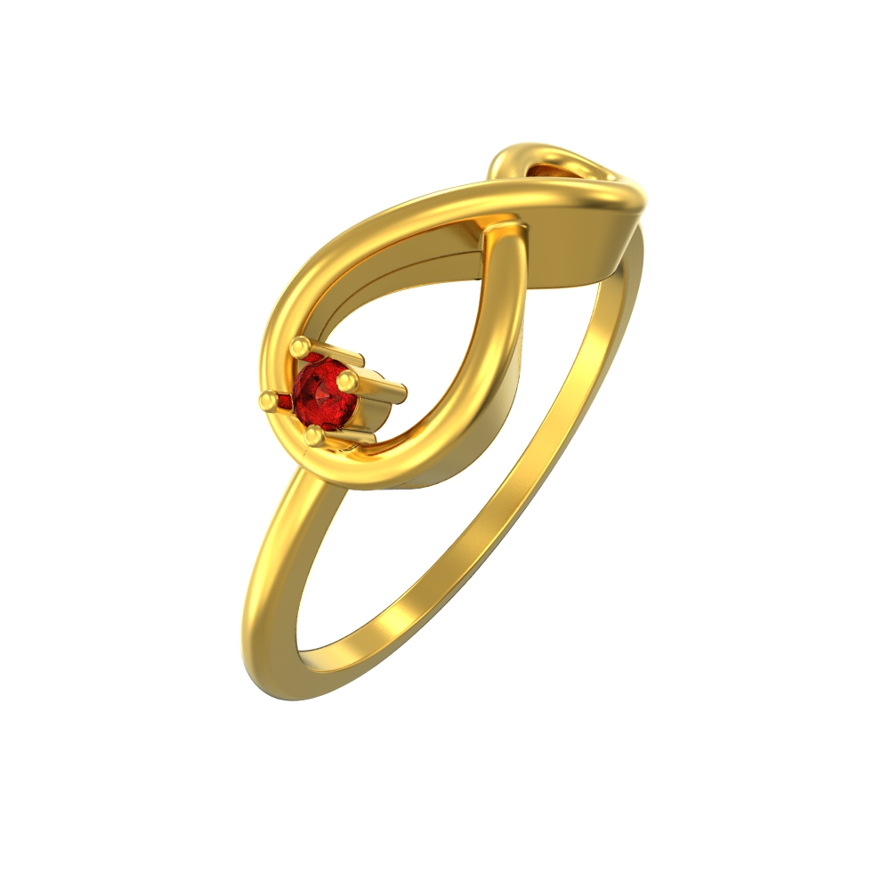 New-Modern-Infinity-Gold-Ring
