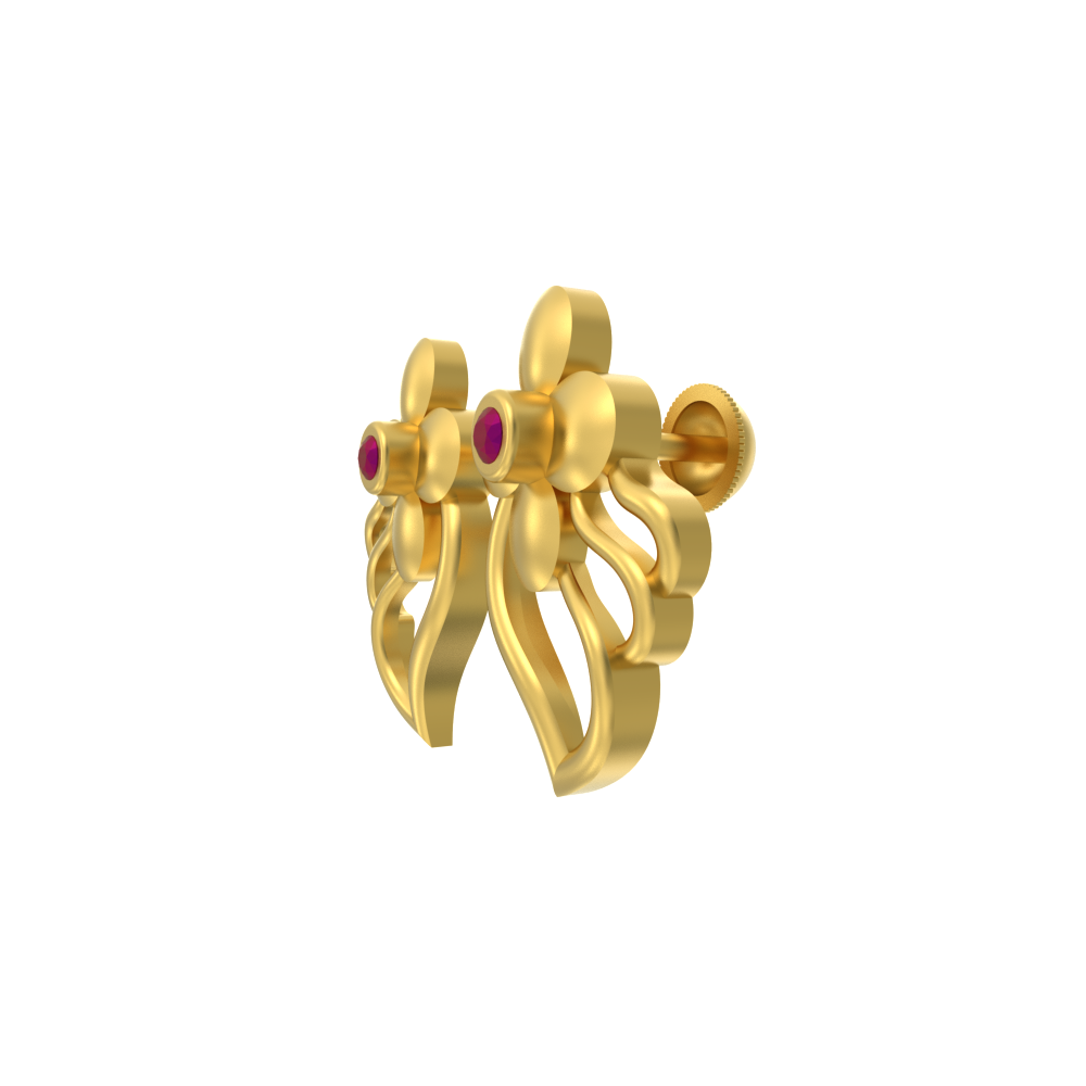 Office-wearing-Gold-stud