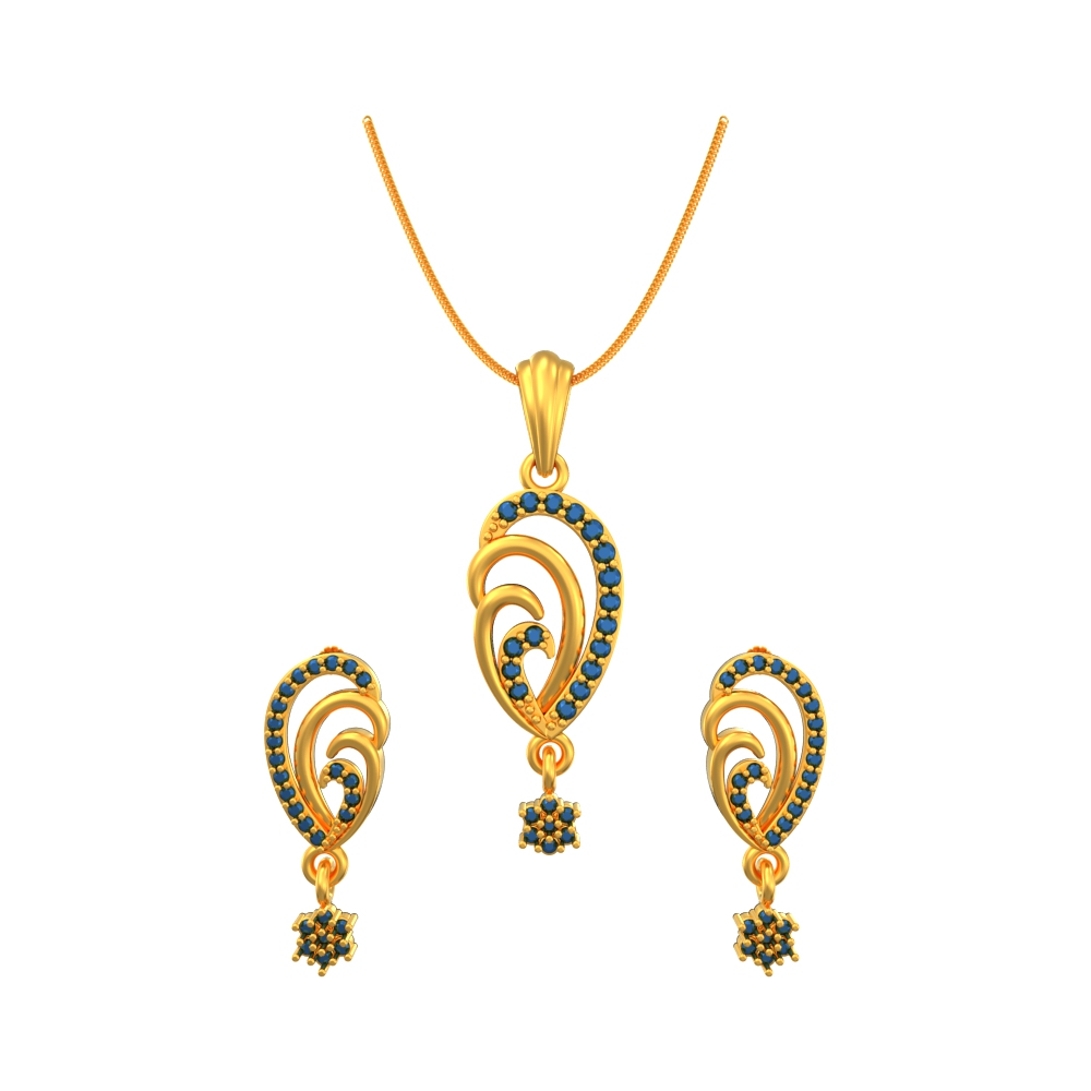 Ravishing-Curvy-Pendant-Set