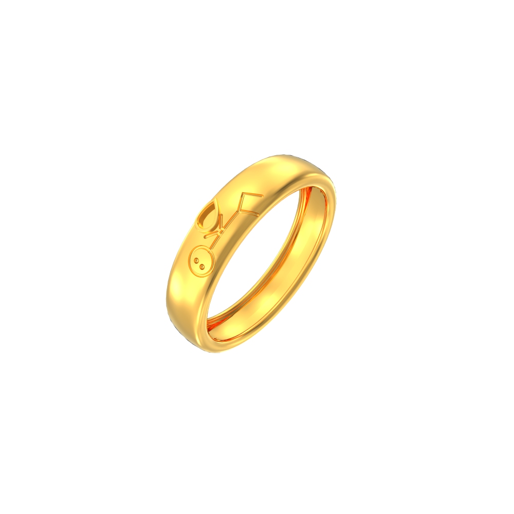 Simple-Cartoon-Gold-Ring
