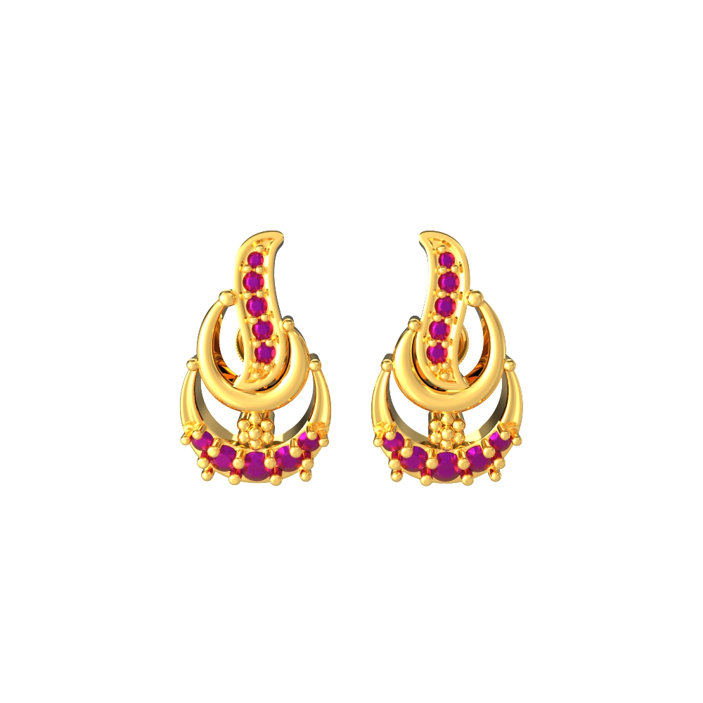 Simple Curve Design Studs