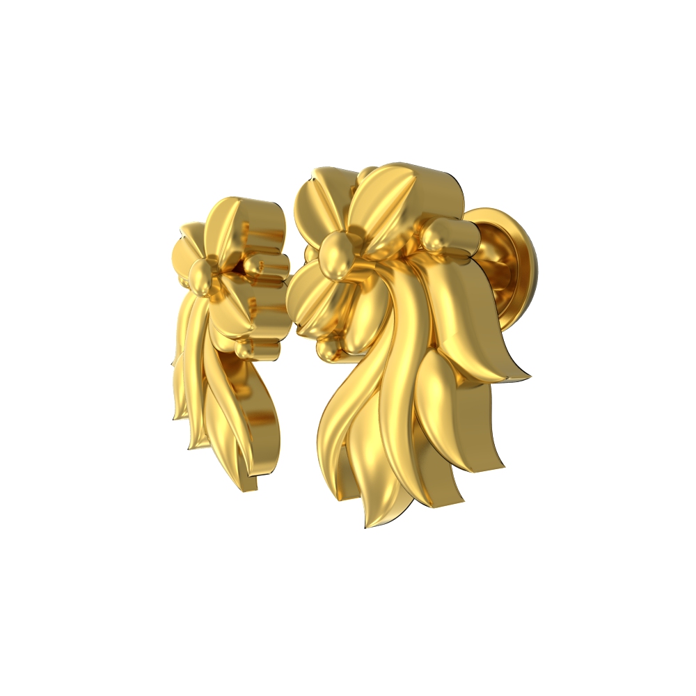 Spike Brooches Gold Earrings Chennai