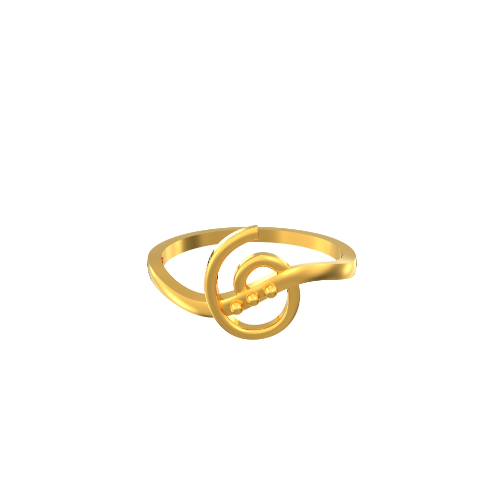 Spiral-Model-Gold-Ring