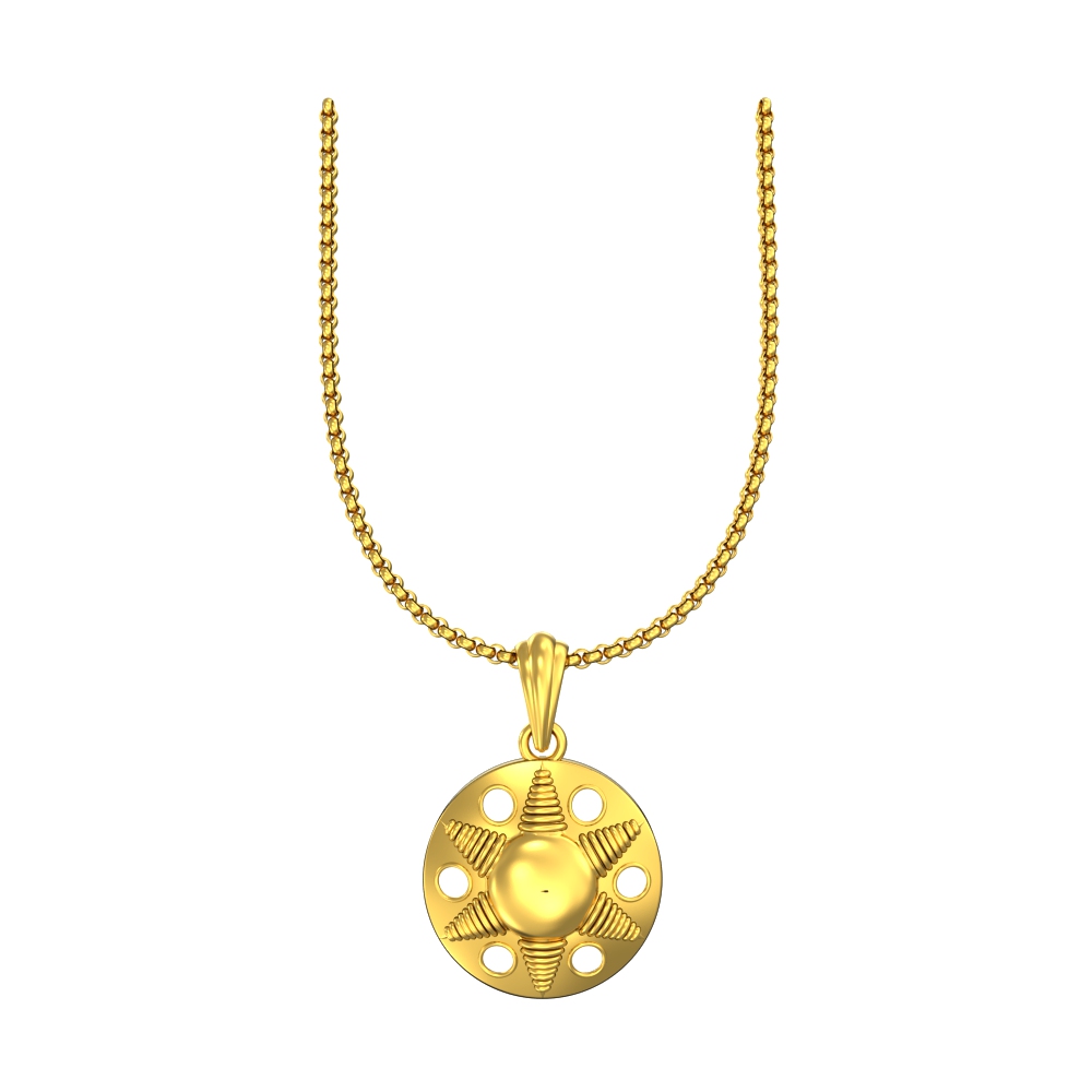 Star-Design-Gold-Pendant