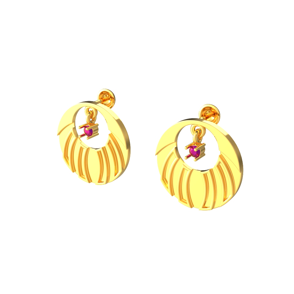 Starry Gold Plated Earring Chennai