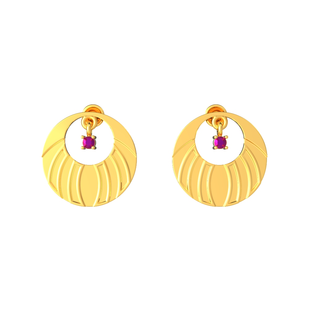 Starry Gold Plated Earring