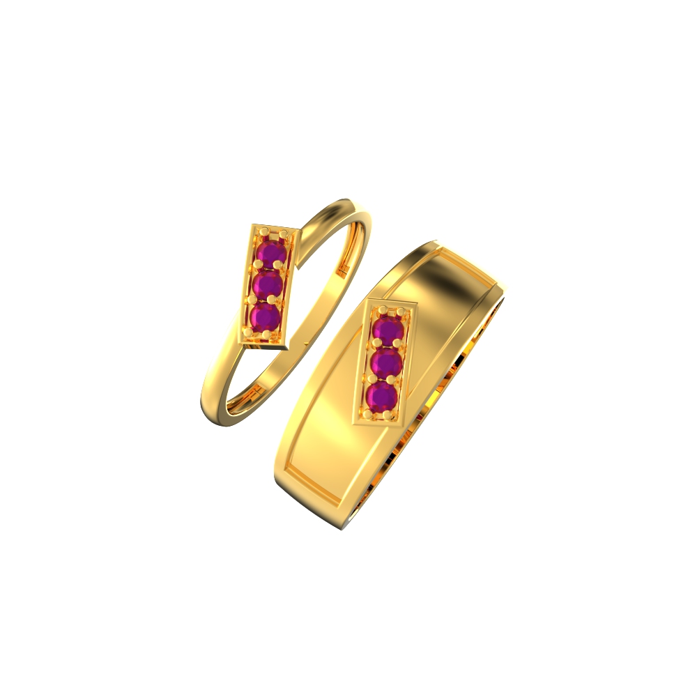 Stone Couple Ring