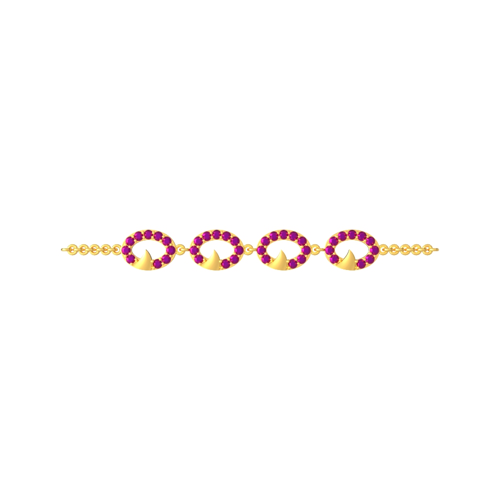 Stylish Modern Gold Bracelet