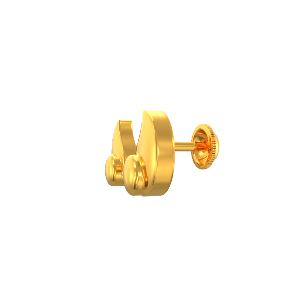 Teardrop Gold Studs