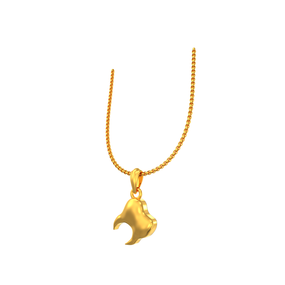 Teeth Gold Pendant