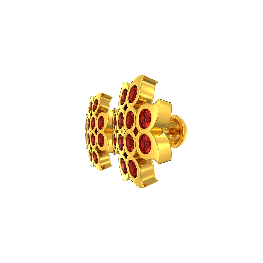 Timeless Golden Bloom Studs