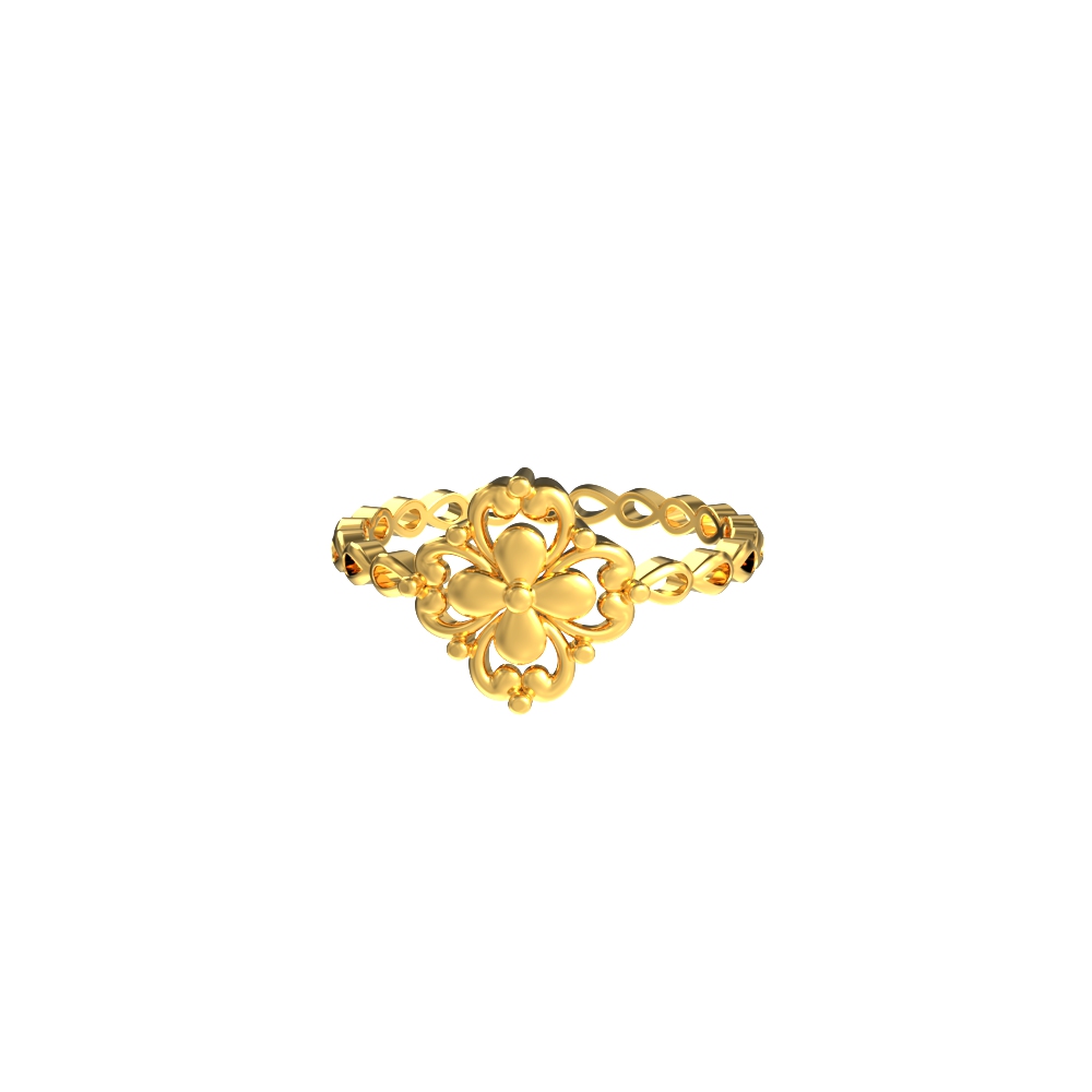 Traditional-Flower- Gold-Ring