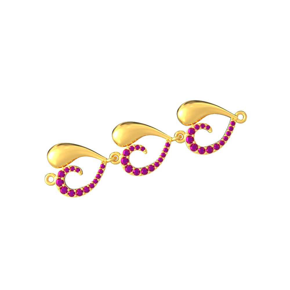 Unique Heart Gold Bracelet