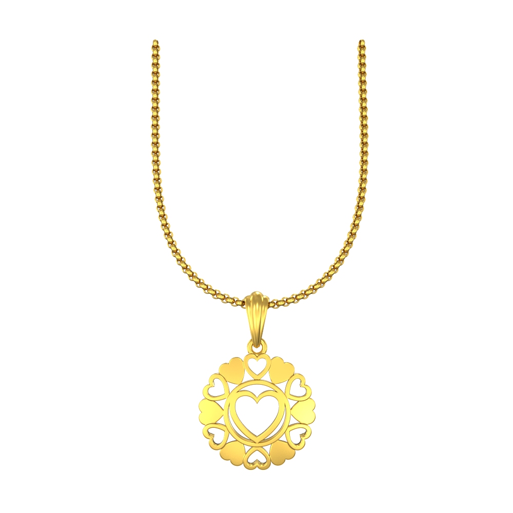 United-Hearts-Gold-Pendant