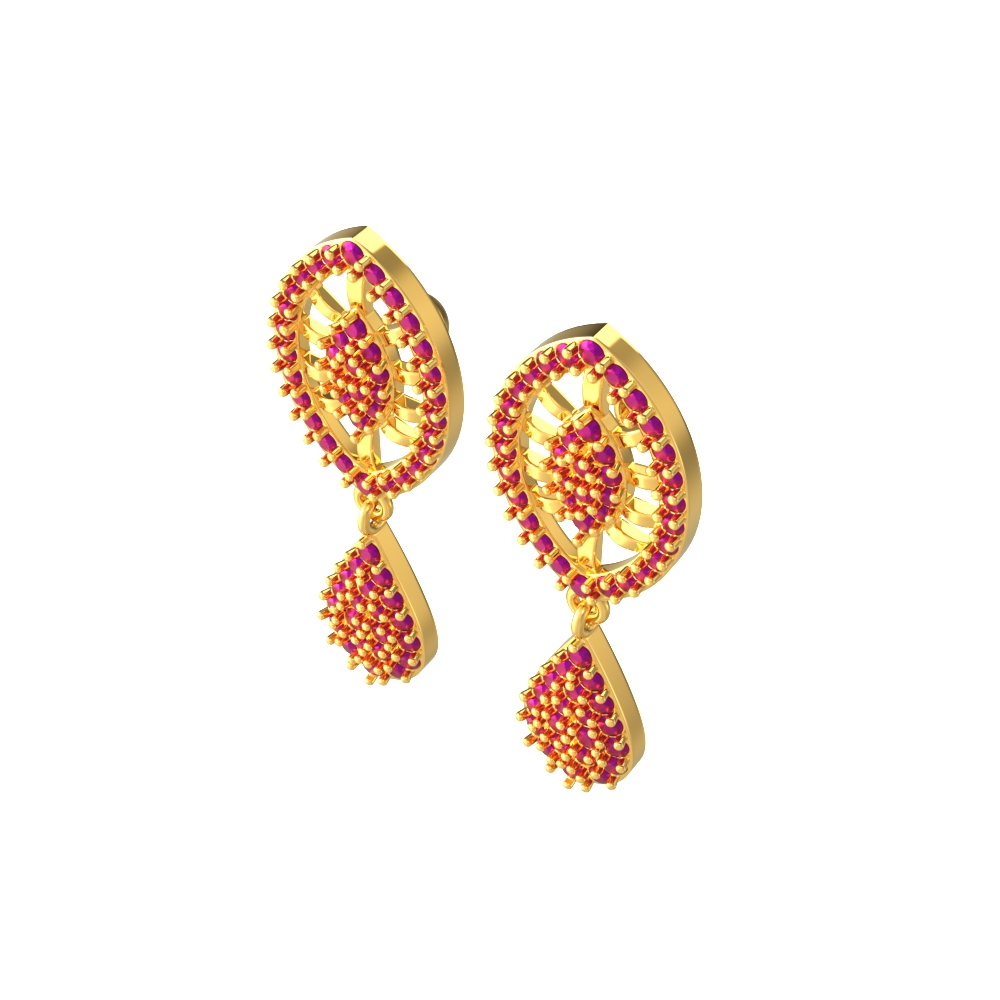 Versatile Oval Stone Dangle Earrings