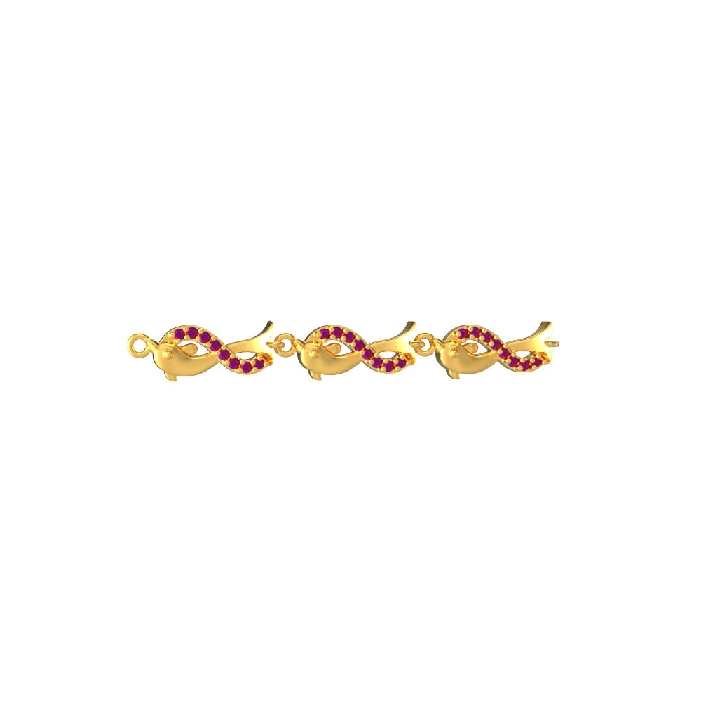 Women Fish Bracelet Gold