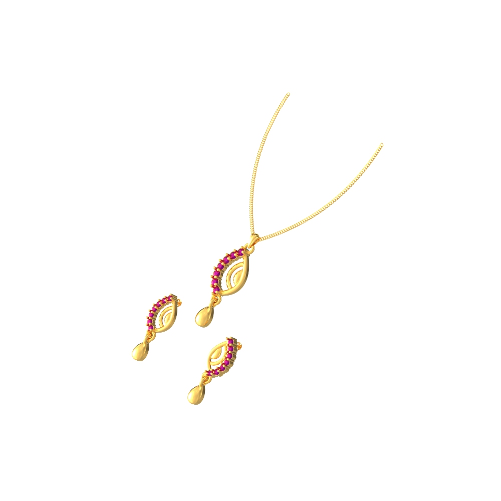 Amazing Curvaceous Beauty Pendant Set