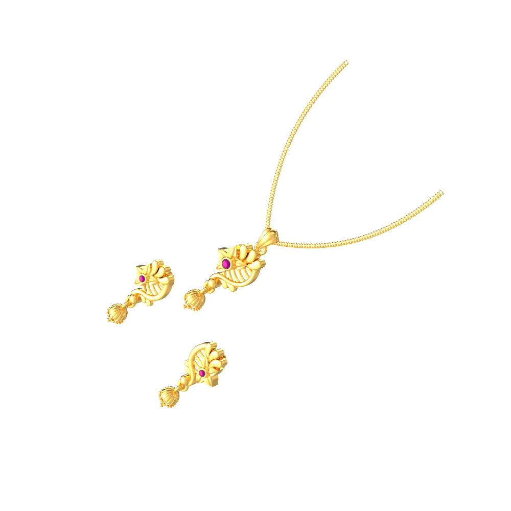 Amazing Floral Elegance Pendant Set