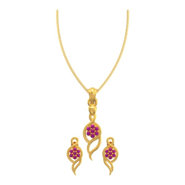 Astounding-Floral-Pendant-Set