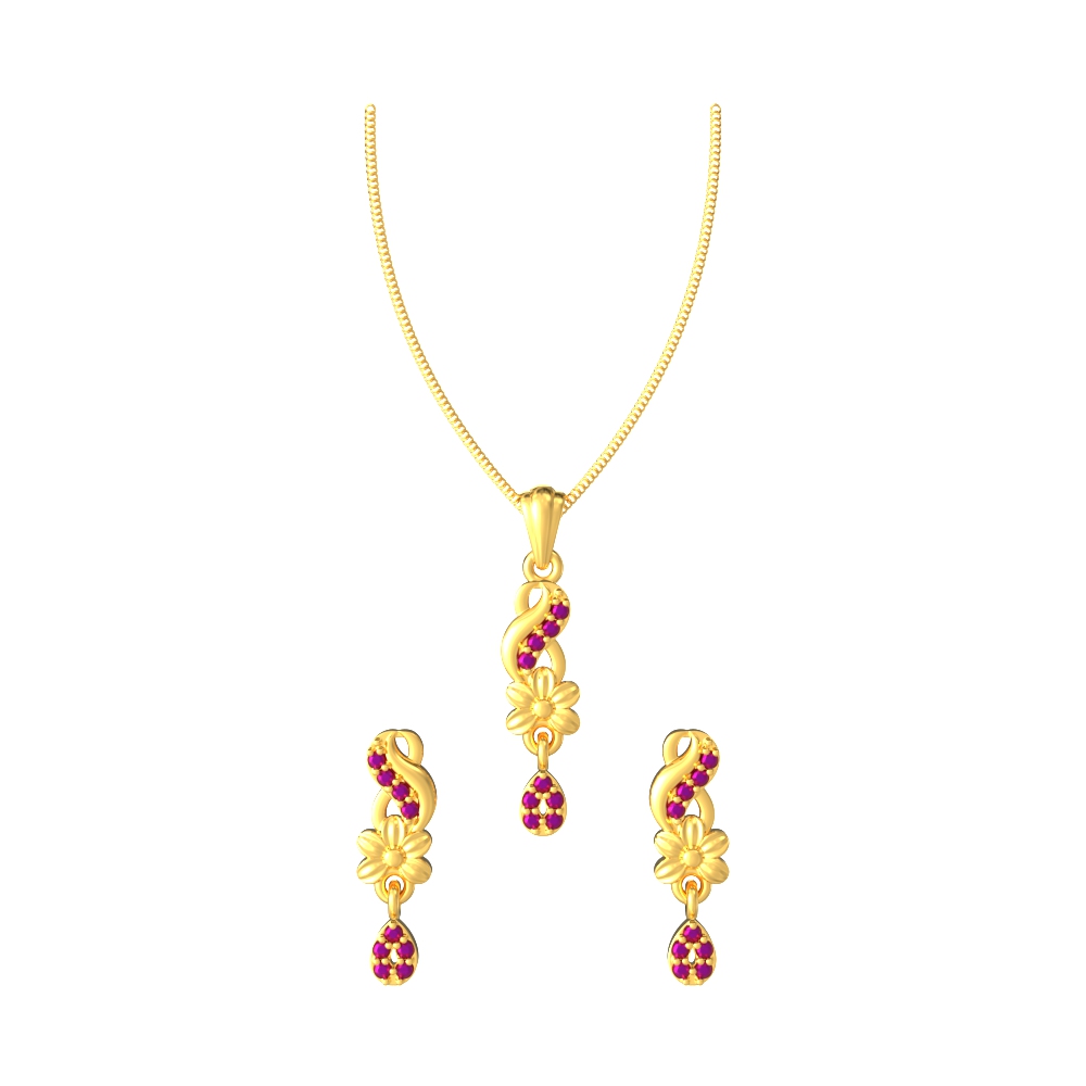 Charming-Design-Pendant-Set
