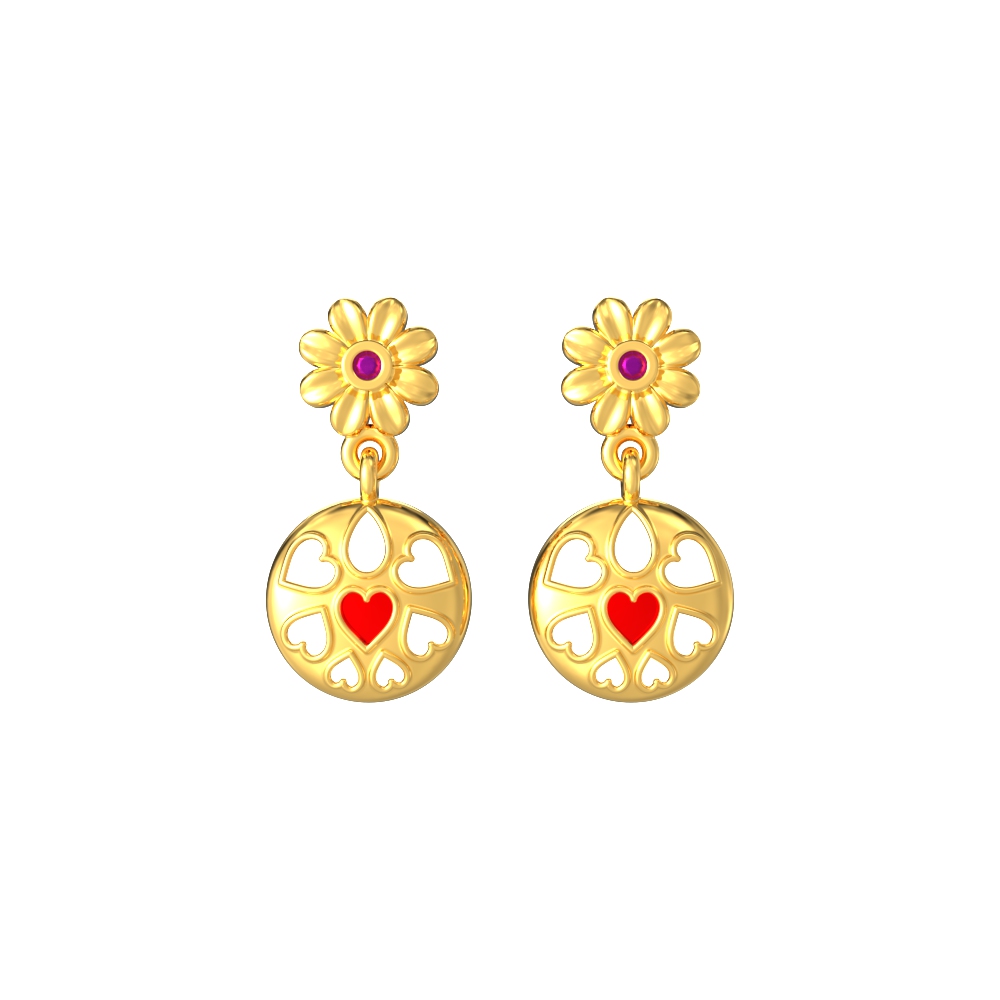 Contrast-Floral-Pendant-Set