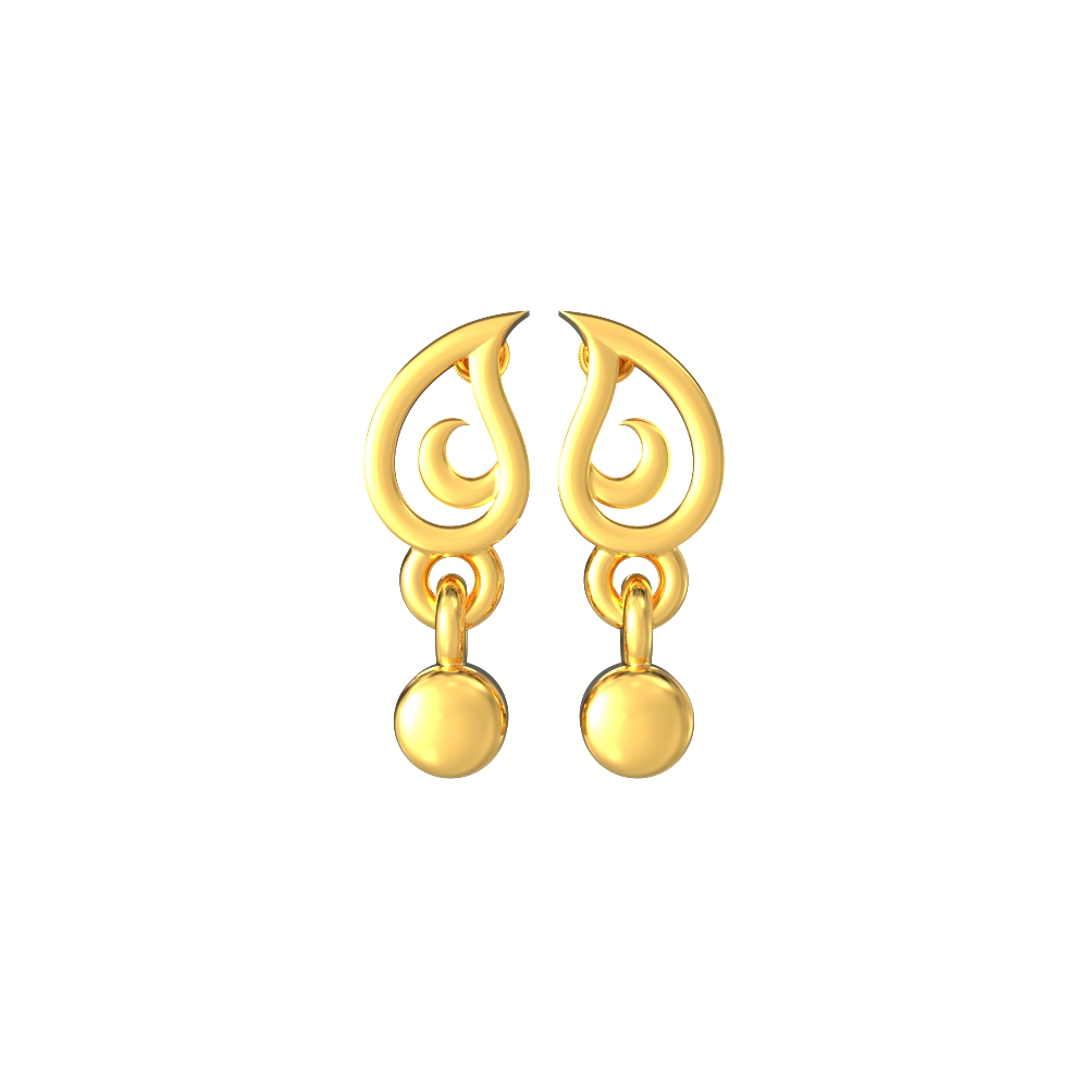 Cute Curve Drop Earrings