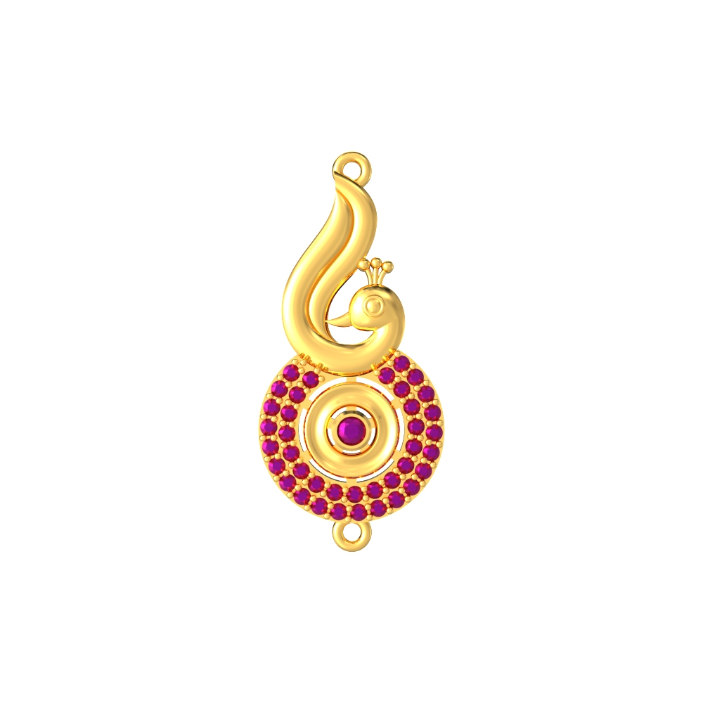 Elegant Peacock Mugappu