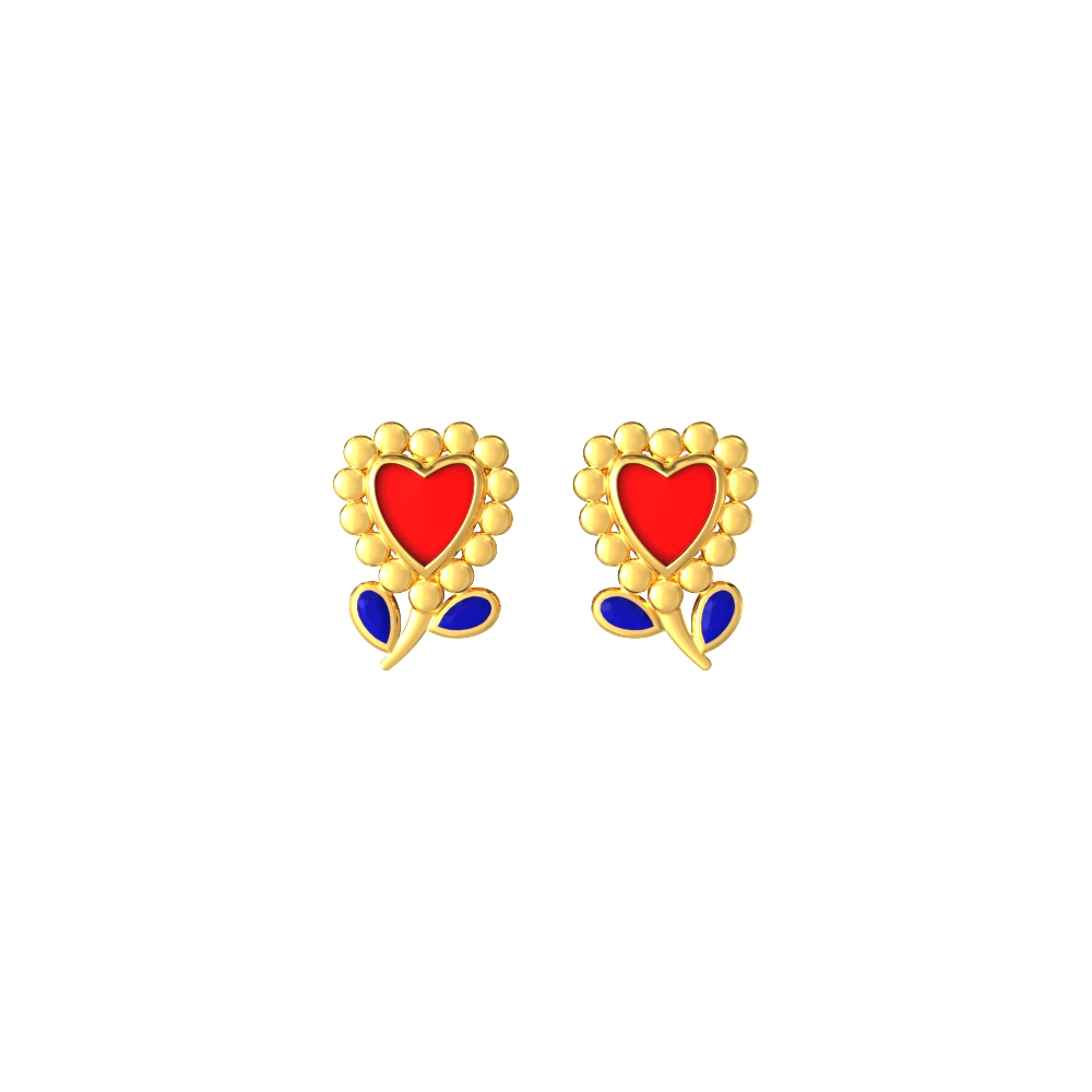 Heartfelt Stud Earrings