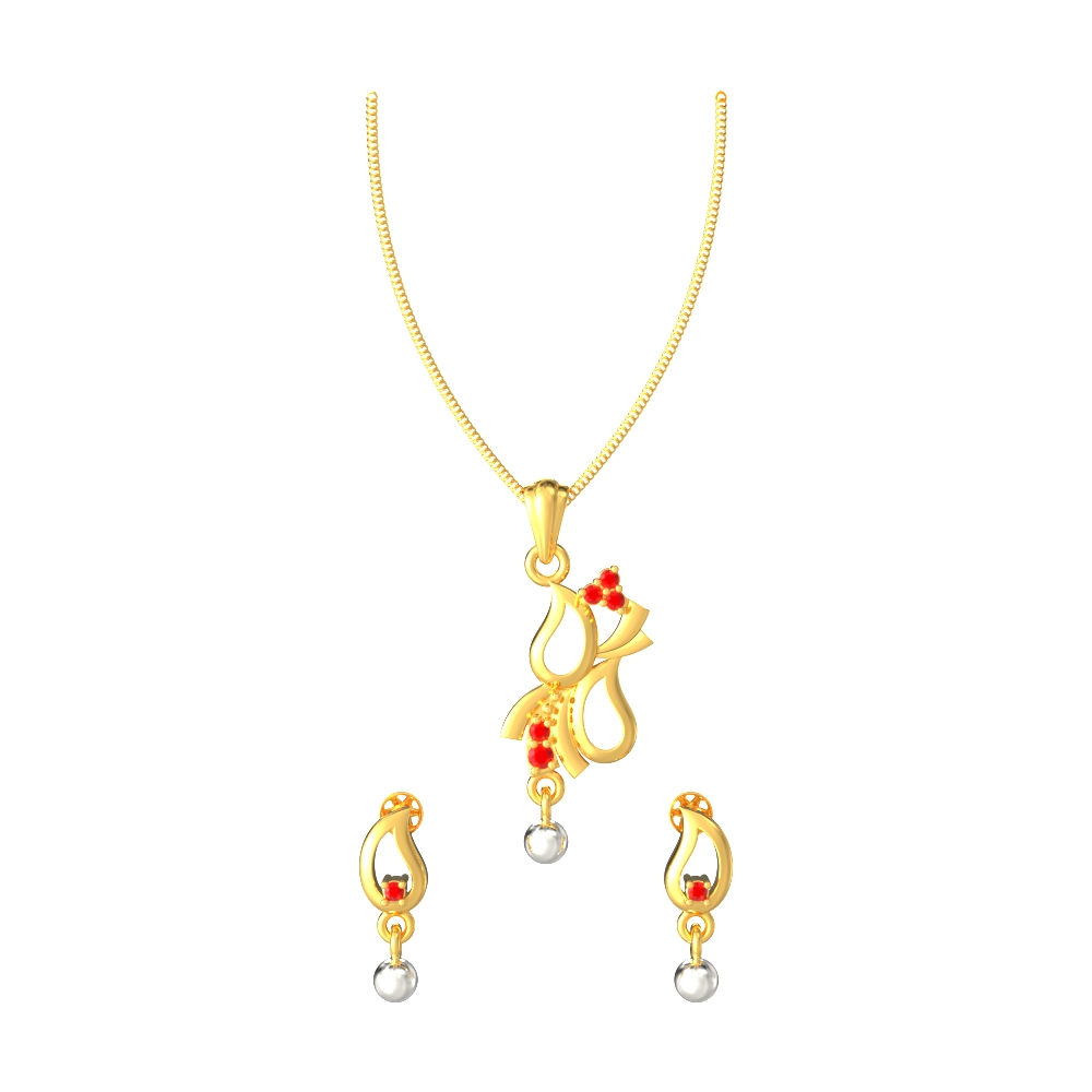 Mango-Design-Pendant-Set