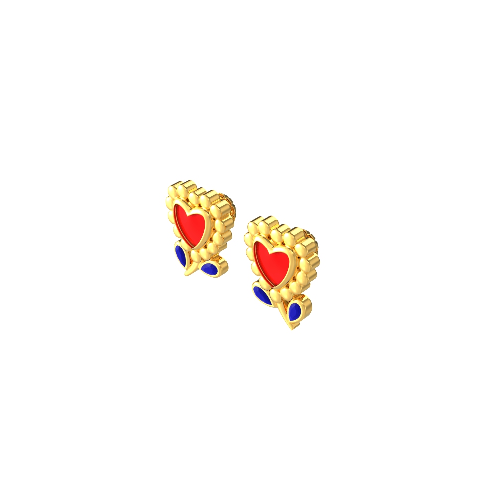 New Heartfelt Stud Earrings