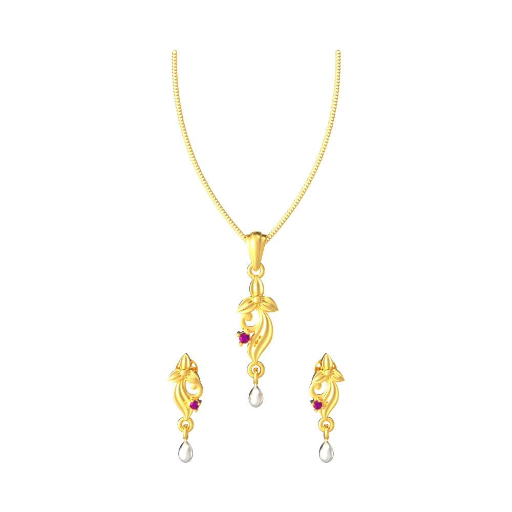 Prettiest-Floral-Pendant-Set