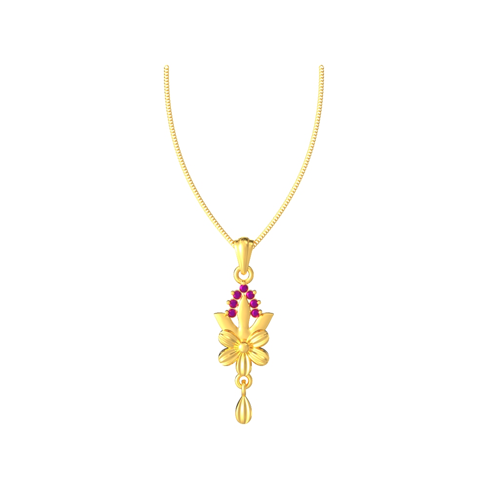 Blooming-Floral-Gold-Pendant