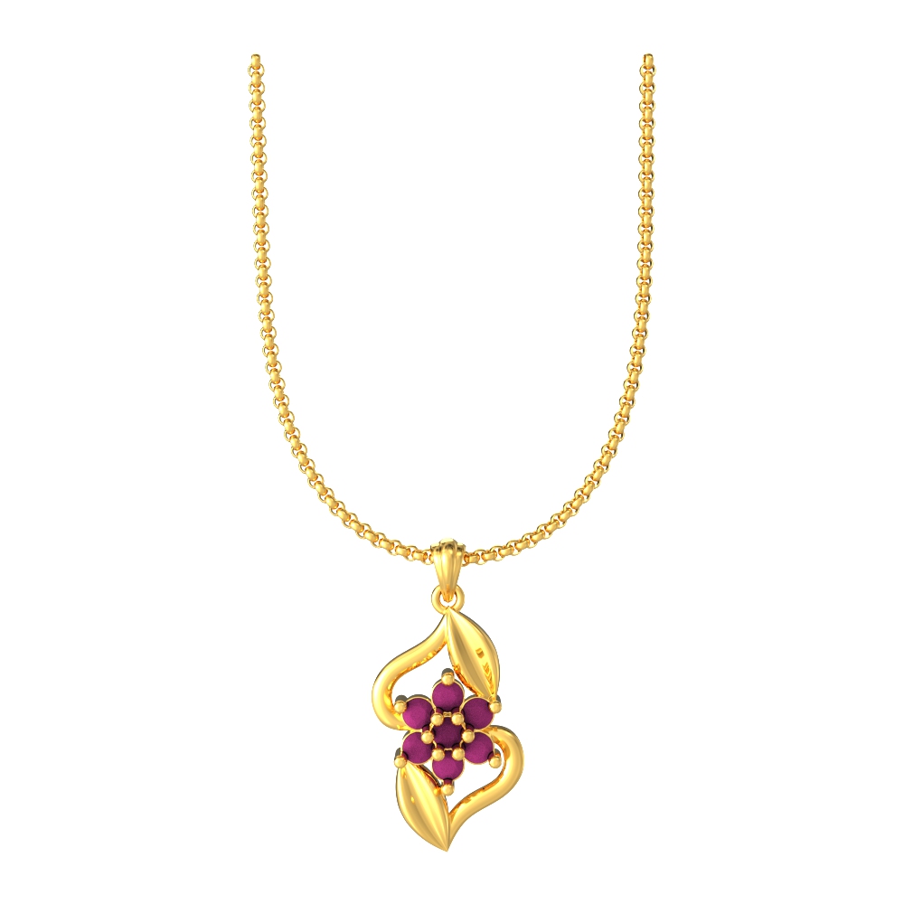 Curvy-Flowers-Gold-Pendant