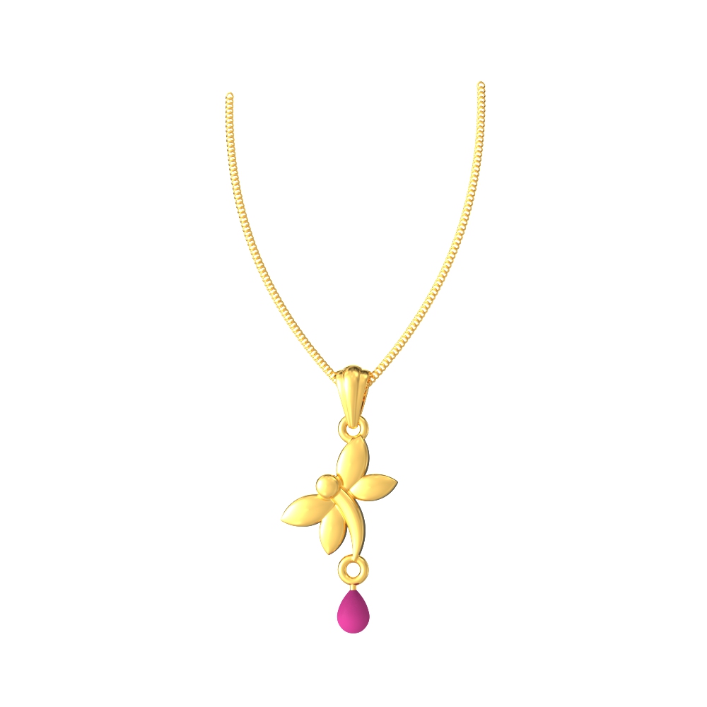 Cute-Butterfly-Gold-Pendant