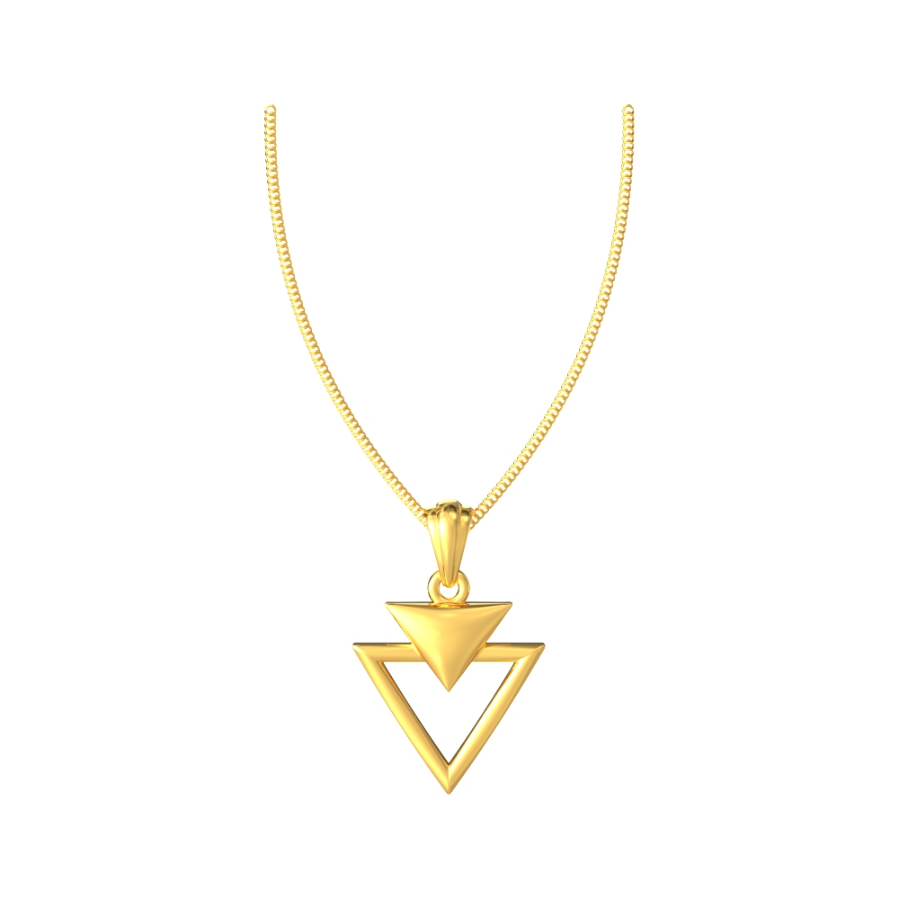 Directional-Triangle-Gold-Pendant