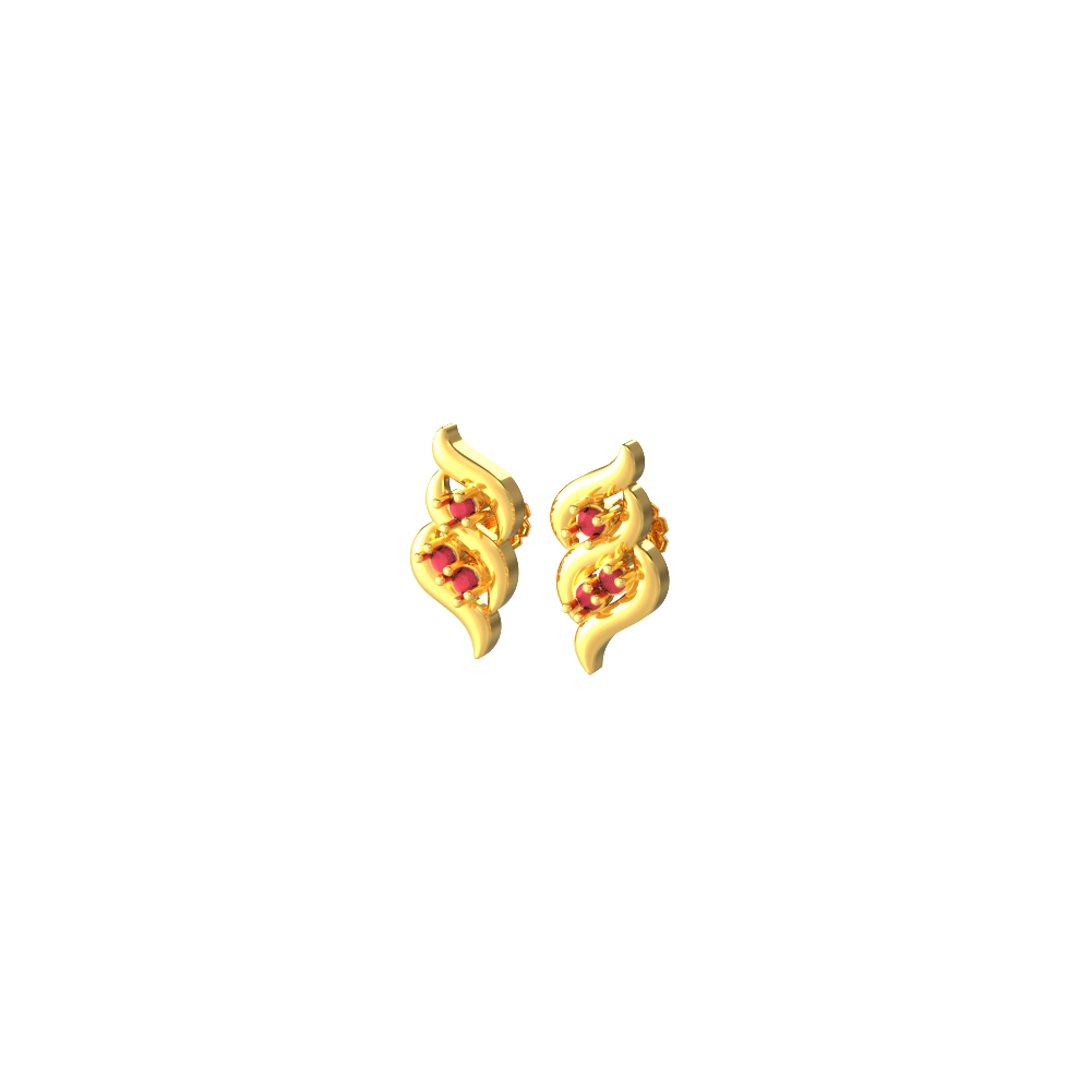 Light-weight-gold-Earring