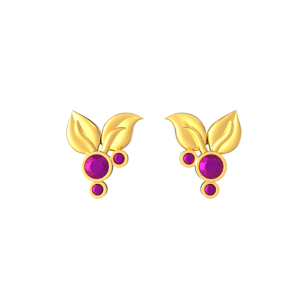 Delightful-Drop-Gold-Earrings