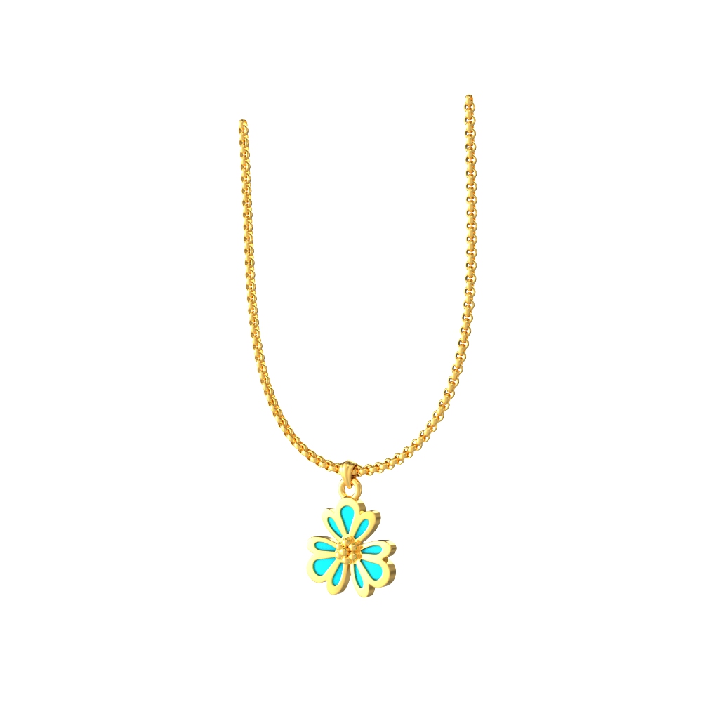 Enamel-Coated-Floral-Pendant
