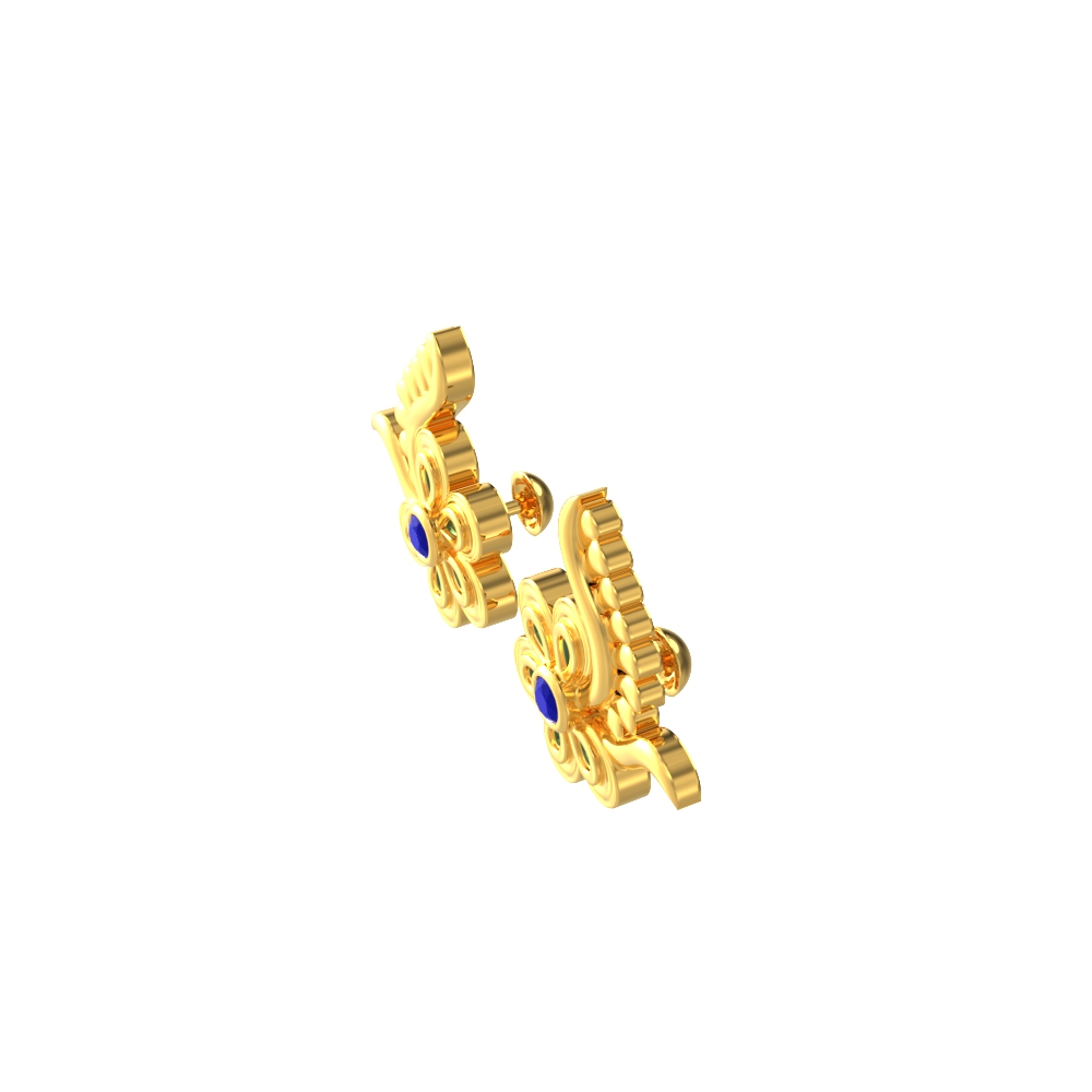 FLoral-Gold-Stud