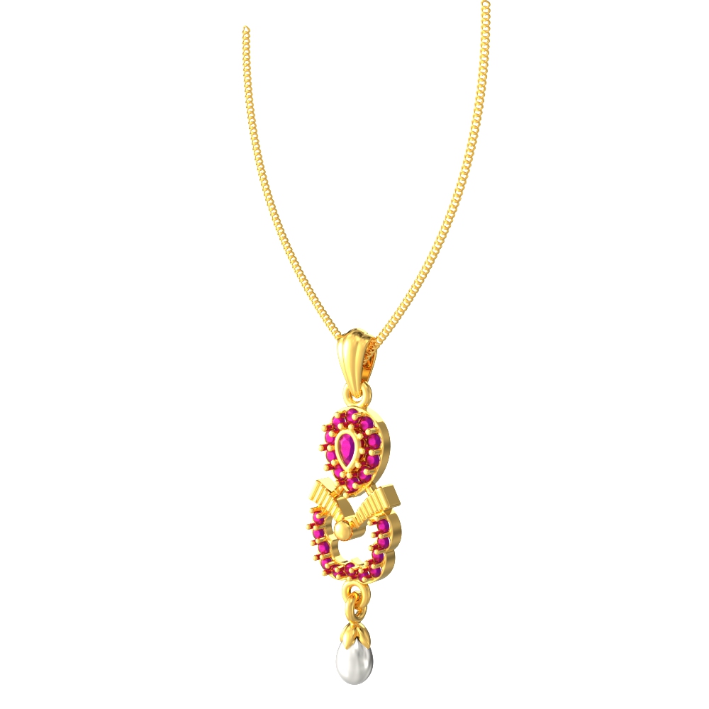 Floral-Gold-Pendant