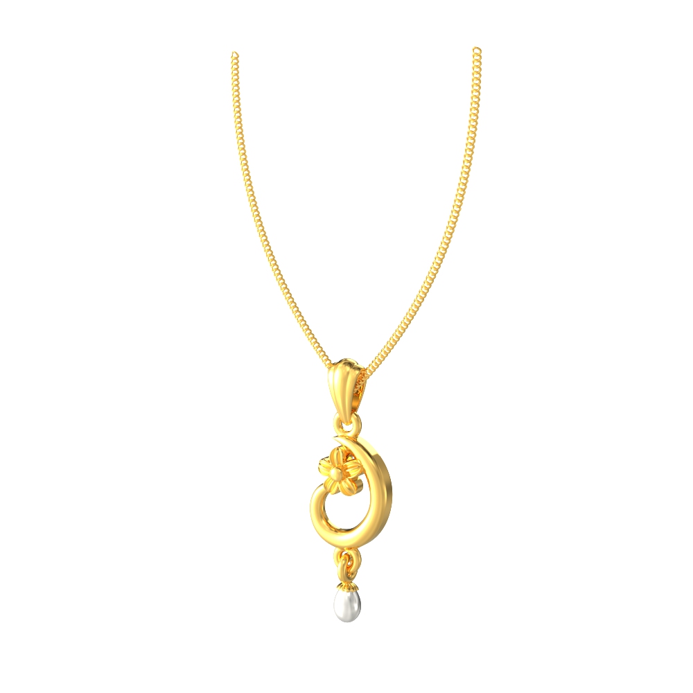 Floral-Gold-Pendant