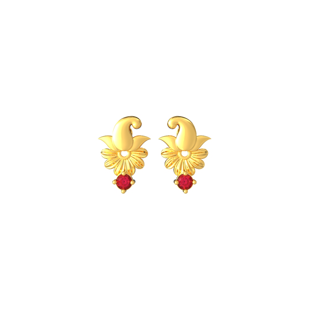 Natural-Flower-Design-Gold-Drops