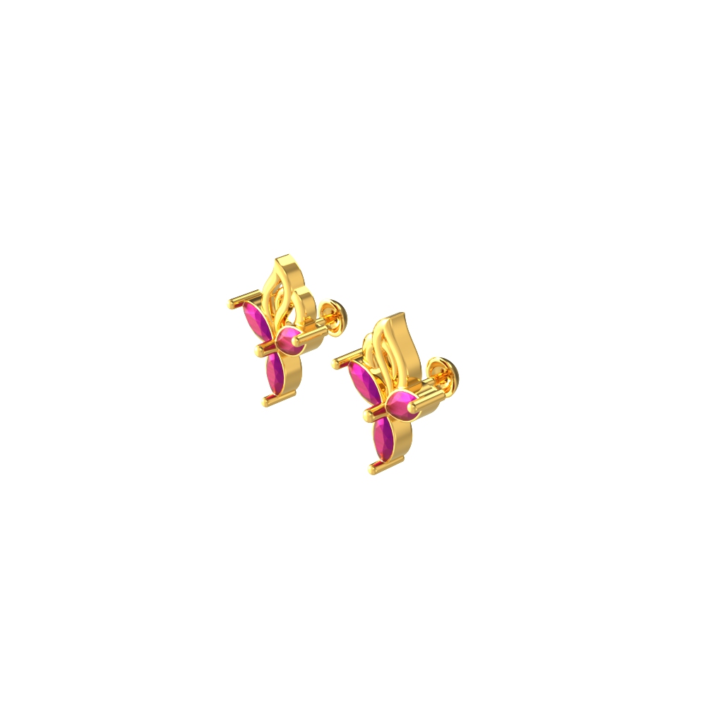 Office-wearing-gold-stud