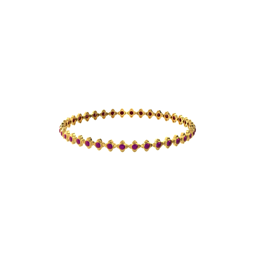 Shining-Floral-Design-Gold-Bangles