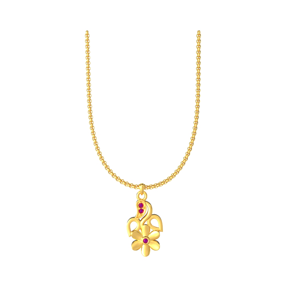 Elegant Flower Pendant