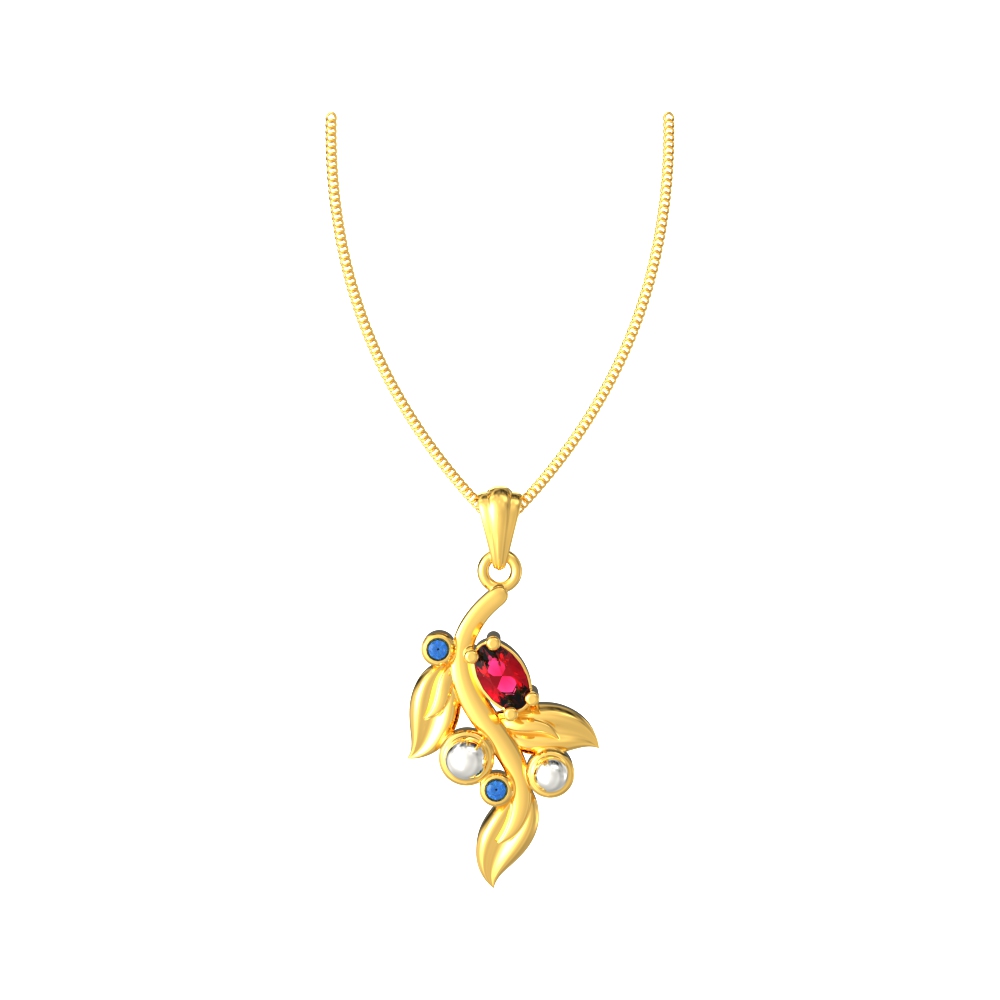 Elegant-Leafy-Pendant