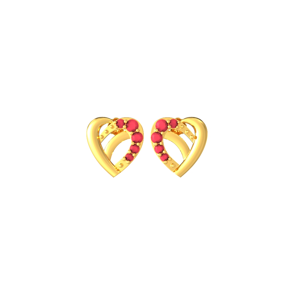 Eternal-Heart-Studs