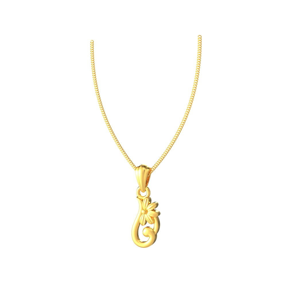 Exquisite Flower Pendant-e